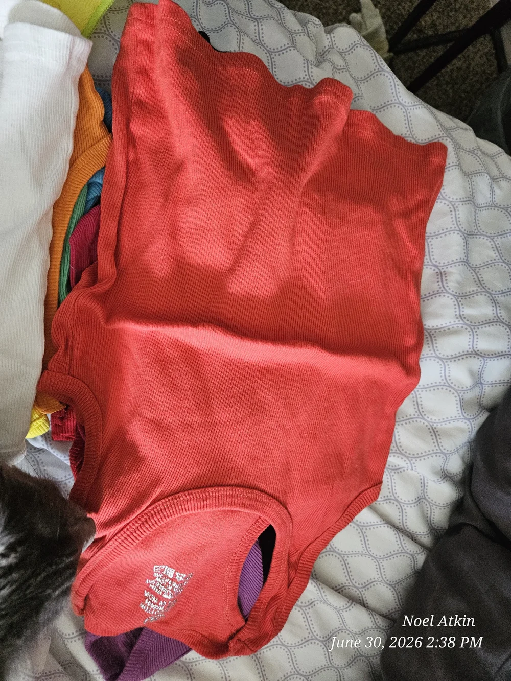 Women’s Ribbed Racerback Tank Tops - Picture 3 of 4